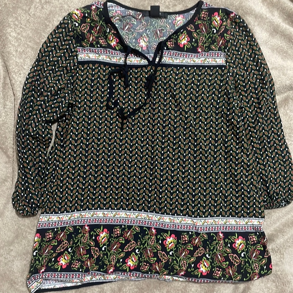 Bohemian floral style top